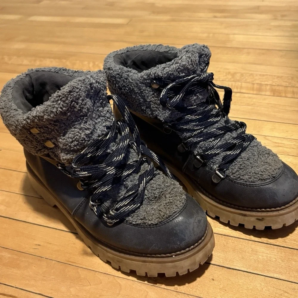 Circus by Sam Edelman Kilbourn Faux Fur Winter Boots Womens Size 8